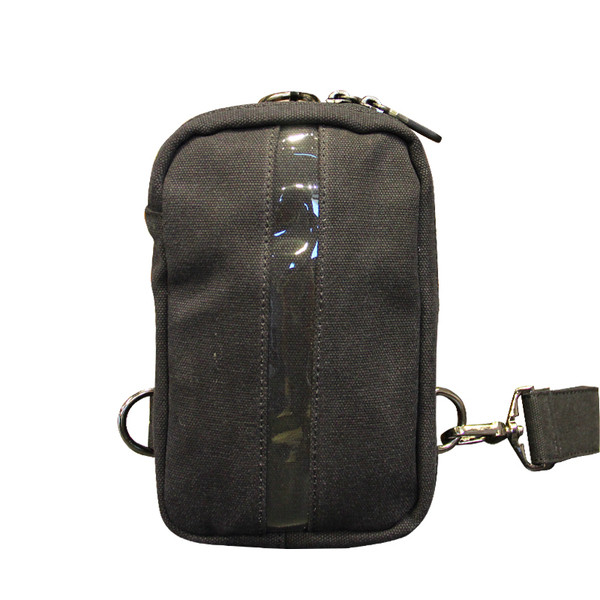 Kicsi férfi válltáska fekete színben