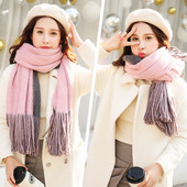 Aktuális női vastag sál több színben