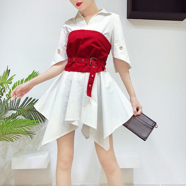 Casual γυναικείο φόρεμα  σε δύο χρώματα