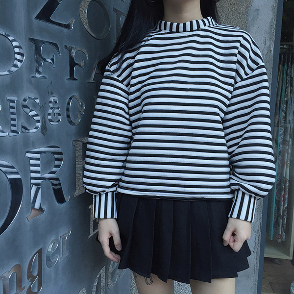 Γυναικεία casual  ριγέ μπλούζα σε διάφορα χρώματα