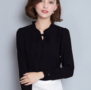 Cămașă elegantă de damă, cu mâneci lungi, în 7 culori