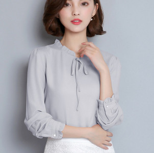 Cămașă elegantă de damă, cu mâneci lungi, în 7 culori