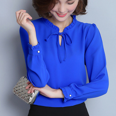 Cămașă elegantă de damă, cu mâneci lungi, în 7 culori