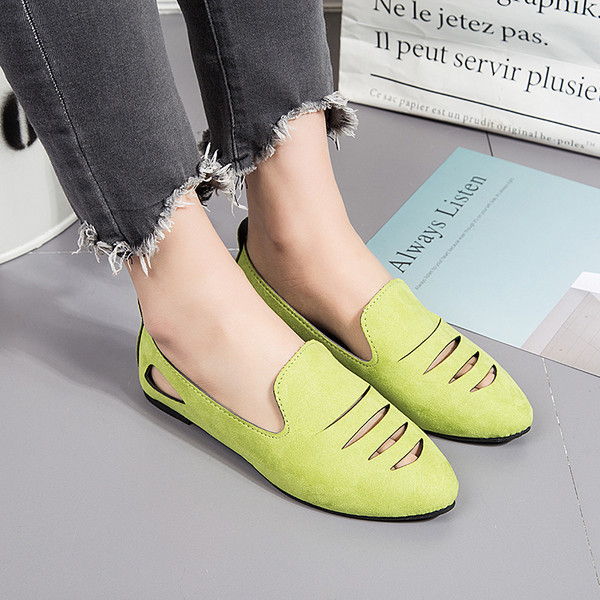 Mocasini casual dama cu motive rupte in trei culori