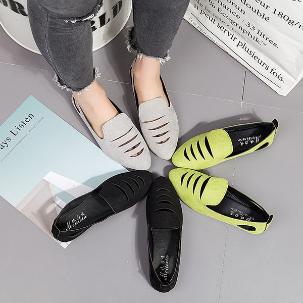 Mocasini casual dama cu motive rupte in trei culori