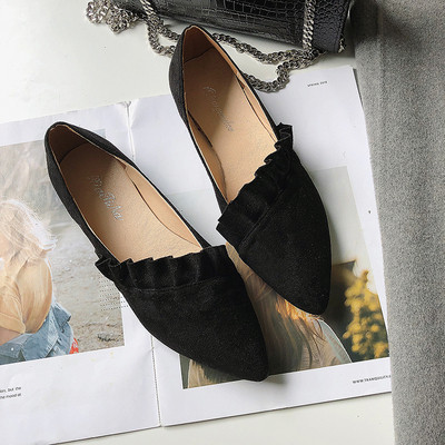 Stílusos női mokaszin hegyes modell három színben