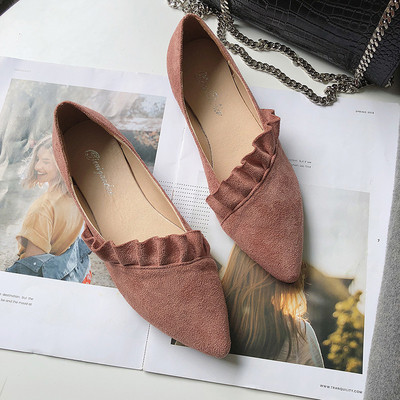 Stílusos női mokaszin hegyes modell három színben