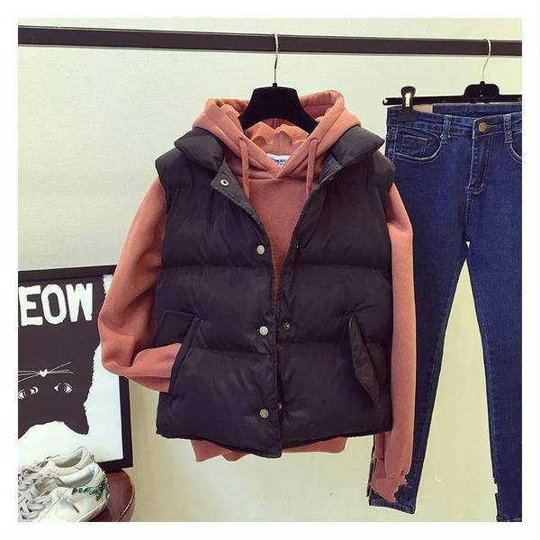 Vesta dama sport-casual model scurt in alb si albastru