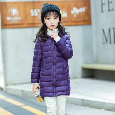 Παιδικό μακρύ μπουφάν σε διάφορα χρώματα