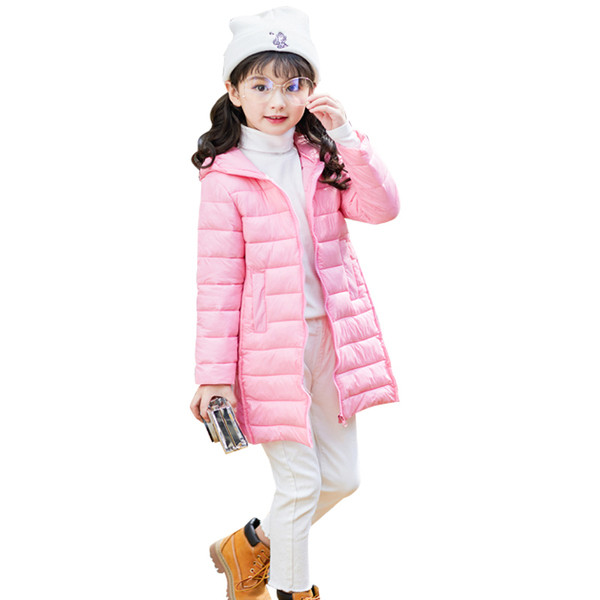 Παιδικό μακρύ μπουφάν σε διάφορα χρώματα
