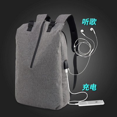 Férfi sport hátizsák fekete és szürke színben