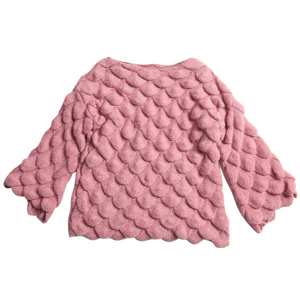 Modern gyerektunika nyitott vállú, széles ujjú