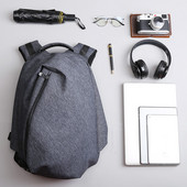 Modern férfi hátizsák három színben