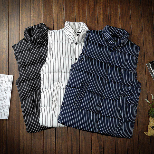 Μοντέρνο ανδρικό γιλέκο σε τρία χρώματα