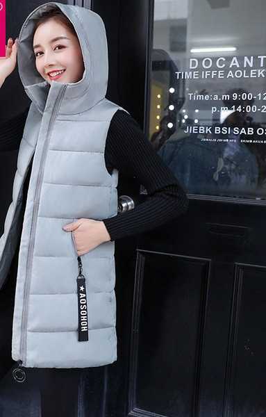 Κομψό γυναικείο γιλέκο μακρύ  σε πολλά χρώματα