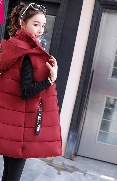 Κομψό γυναικείο γιλέκο μακρύ  σε πολλά χρώματα