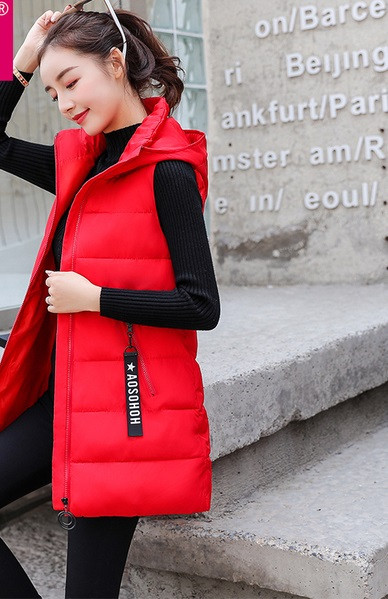 Κομψό γυναικείο γιλέκο μακρύ  σε πολλά χρώματα