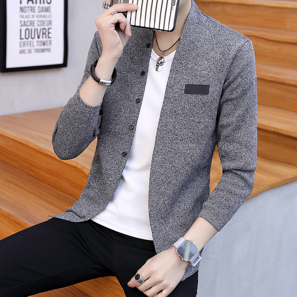 Тънка мъжка жилетка в два цвята