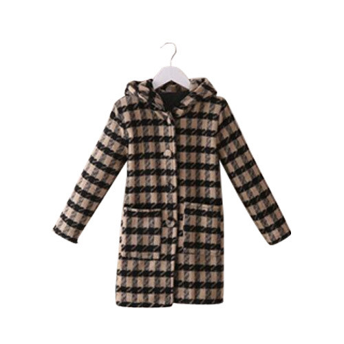 Κομψό παιδικό παλτό με κουκούλα σε τρία χρώματα