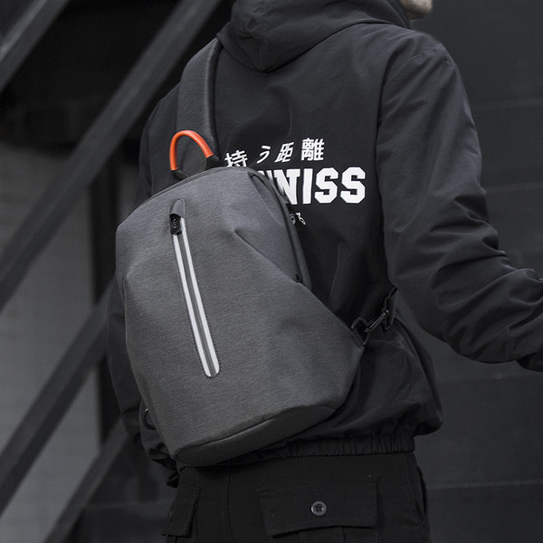 Rucsac pentru bărbați impermeabil cu o curea în două culori