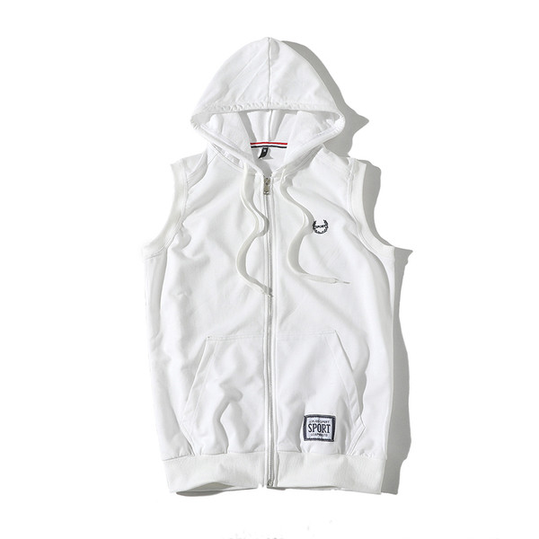 Ανδρικό γιλέκο με κουκούλα σε διάφορα χρώματα