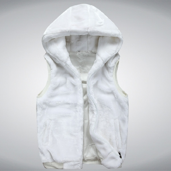 Ανδρικό γιλέκο με  κουκούλα σε διάφορα χρώματα