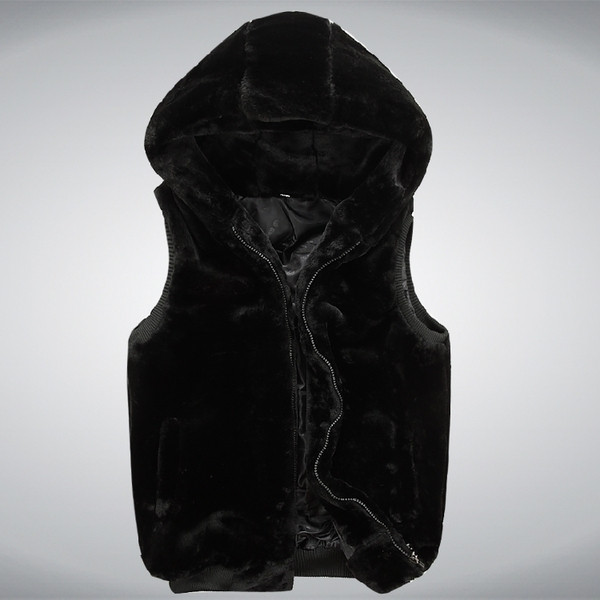 Ανδρικό γιλέκο με  κουκούλα σε διάφορα χρώματα