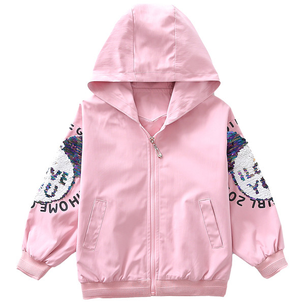 Λεπτό παιδικό μπουφάν σε μερικά χρώματα με πούλιες