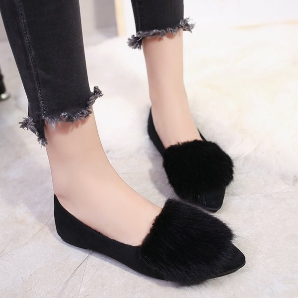 Női mokaszin, pehely, fekete színben