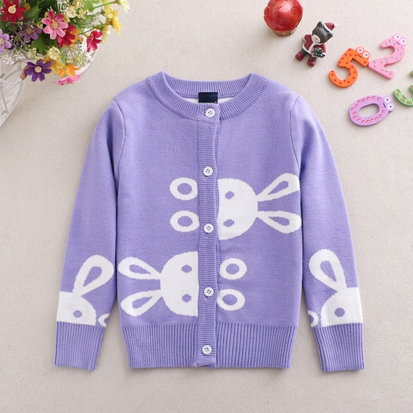 Παιδική  ζακέτα με κολάρο σε σχήμα Τ σε τρία χρώματα με εκτύπωση