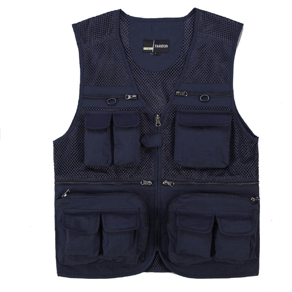 Ανδρικό γιλέκο σε διάφορα χρώματα κατάλληλα για ψάρεμα