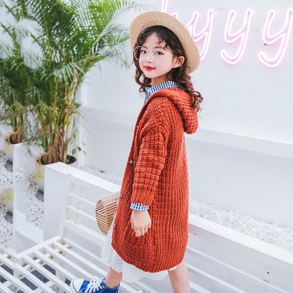 Παιδική  μοντέρνα ζακετα με κουκούλα