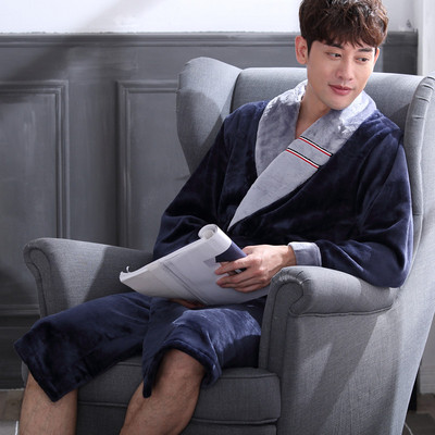 Férfi téli fürdőköpeny több színben