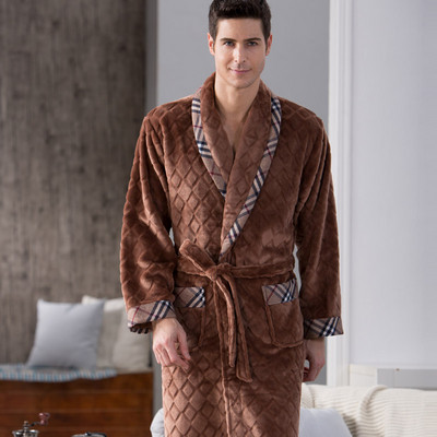 Férfi téli fürdőköpeny több színben