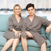 Halat de baie subțire în mai multe culori potrivit pentru femei și bărbați