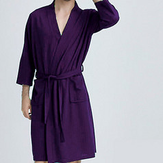 Halat de baie subțire în mai multe culori potrivit pentru femei și bărbați