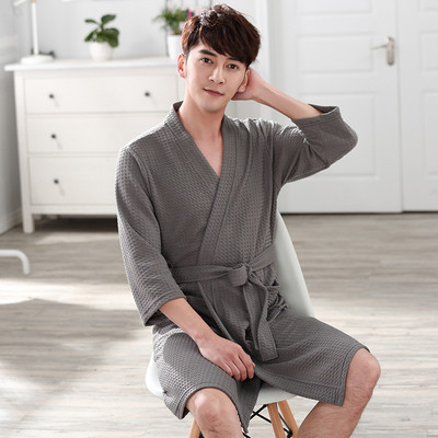 Halat de baie subțire în mai multe culori potrivit pentru femei și bărbați