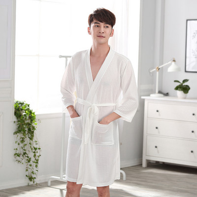 Halat de baie subțire în mai multe culori potrivit pentru femei și bărbați