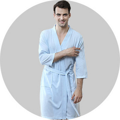 Halat de baie subțire în mai multe culori potrivit pentru femei și bărbați