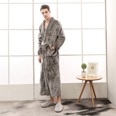 Мъжки дълъг и плътен халат в няколко цвята