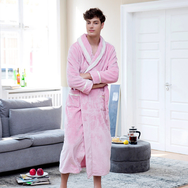 Мъжки дълъг и плътен халат в няколко цвята