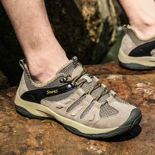 Водоустойчиви туристически обувки в три цвята