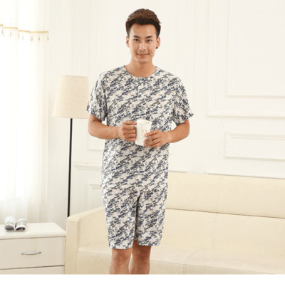 Мъжка памучна пижама от две части в няколко модела