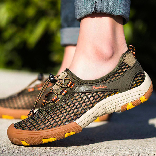 Обувки за туризъм в три цвята - мъжки и дамски 