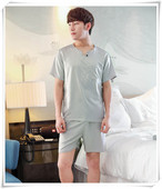 Мъжка изчистена пижама от две части