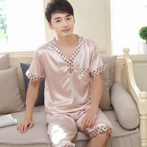 Мъжка изчистена пижама от две части