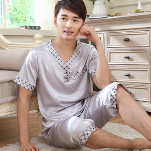 Мъжка изчистена пижама от две части