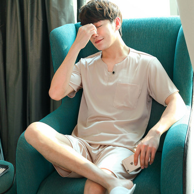 Мъжка изчистена пижама от две части