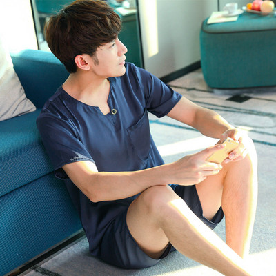 Мъжка изчистена пижама от две части