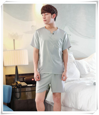 Мъжка изчистена пижама от две части